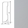 Listwa przypodłogowa biała drewno lakierowane 60/16 (240 cm x 6 cm x 1,5 cm)