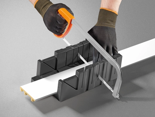 Biała Listwa przypodłogowa cokół Creativa STL80 - PVC – Status Line 220 cm