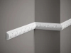 Listwa ścienna MDC258 biała wym. 200 x 2 x 5.4 cm, z ProFoam