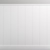 Boazeria ścienna LOFT - długość 200 cm, wysokość 114,5 cm - zestaw listew MDF