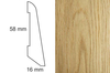 Listwa przypodłogowa fornirowana lakierowana LS58 (240 cm x 5,8 cm x 1,6 cm) dąb