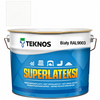 Teknos Superlateksi, matowa farba do boazerii, listew i sztukaterii, pojemność 0,9 L, kolor biały RAL9003