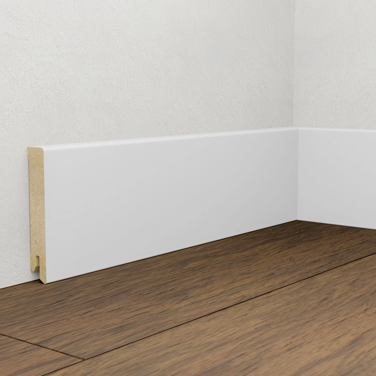 Listwa przypodłogowa MDF Biała Premium, 80x15 mm, Pedross - ostatnie 14 metrów