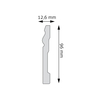 Listwa przypodłogowa, cokół Creativa LPC-08 244cm