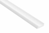 Prawe zakończenie panela lamelowego WP002R Lumio białe wym. 270 x 1.15 x 3.1 cm, z PolyForce
