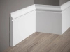 Listwa przypodłogowa MD020 biała wym. 200 x 1.9 x 19.8 cm, z PolyForce