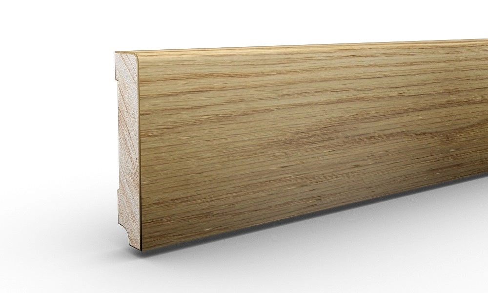 Listwa przypodłogowa fornirowana lakierowana CP58 (240 cm x 5,8 cm x 1,6 cm) dąb