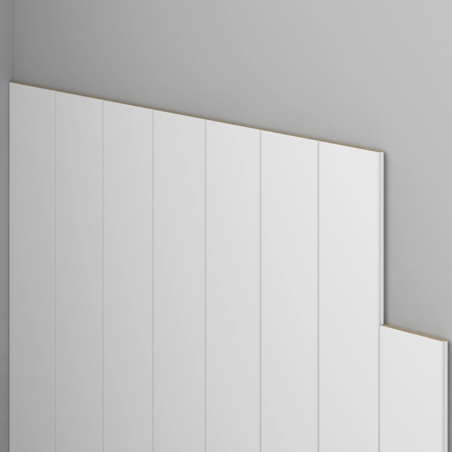 Listwa boazeryjna NOVA, lakierowana 12,5 x 1,2 x 244 cm