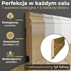 Narożnik zewnętrzny do listwy przypodłogowej lakierowany biały z wodoodporną powłoką ESTILO 10cm