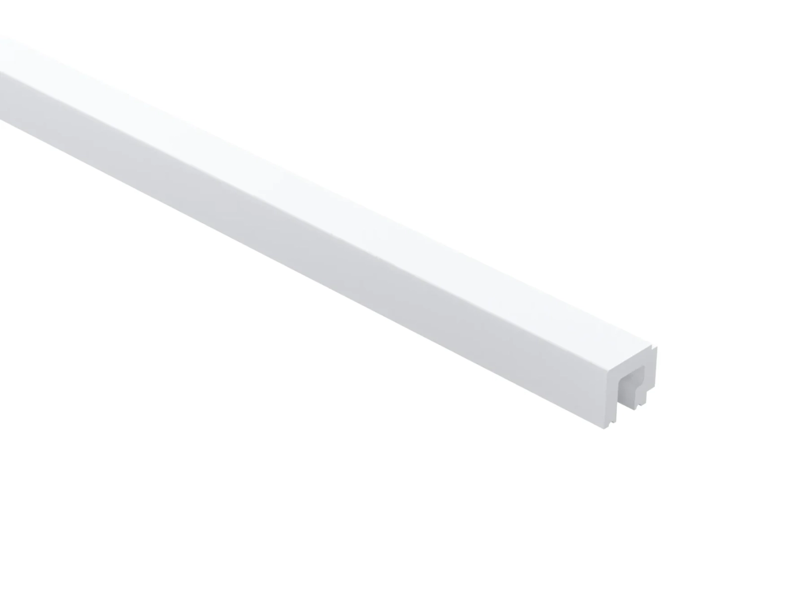 Lewe zakończenie lakierowane panela ściennego Eterno WP004LP wym. 270 x 2.2 x 2,2 cm, z PolyForce