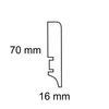 Listwa przypodłogowa drewniana lakierowana PW70 (220 cm x 7 cm x 1,6 cm) iglaste