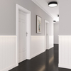 Boazeria ścienna LED - długość 200 cm, wysokość 114,5 cm - zestaw listew MDF