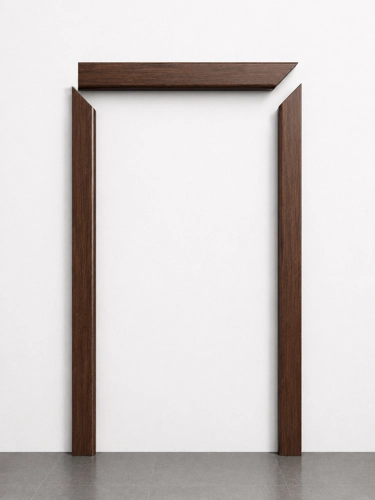 Opaska drzwiowa 3 szt. komplet, listwa maskująca MDF, Dąb Ciemny, obramowanie drzwi 6 cm