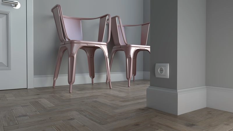 Listwa przypodłogowa drewniana lakierowana PW90 (220 cm x 9 cm x 1,6 cm) iglaste białe