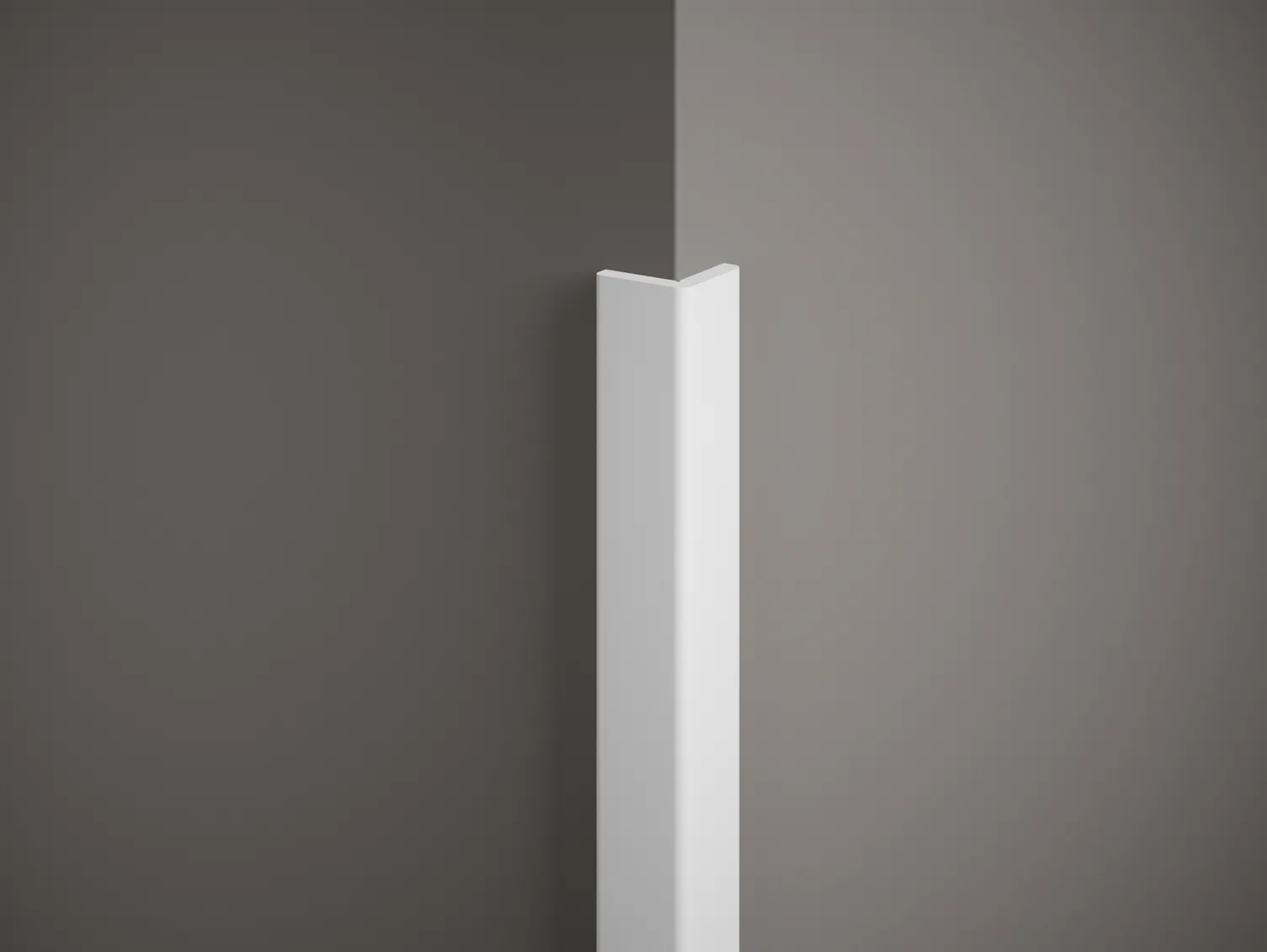 Listwa narożna biała MD237 wym. 200 x 3 x 3 cm, z PolyForce