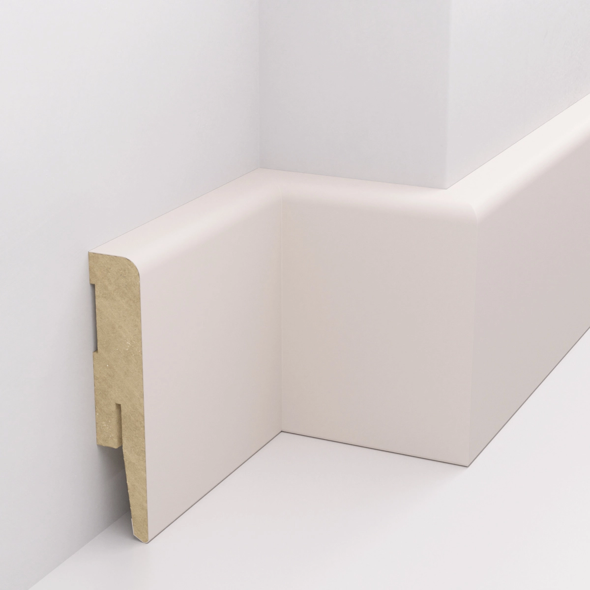 Listwa przypodłogowa MDF TRIO R5, Kaszmir, 8cm