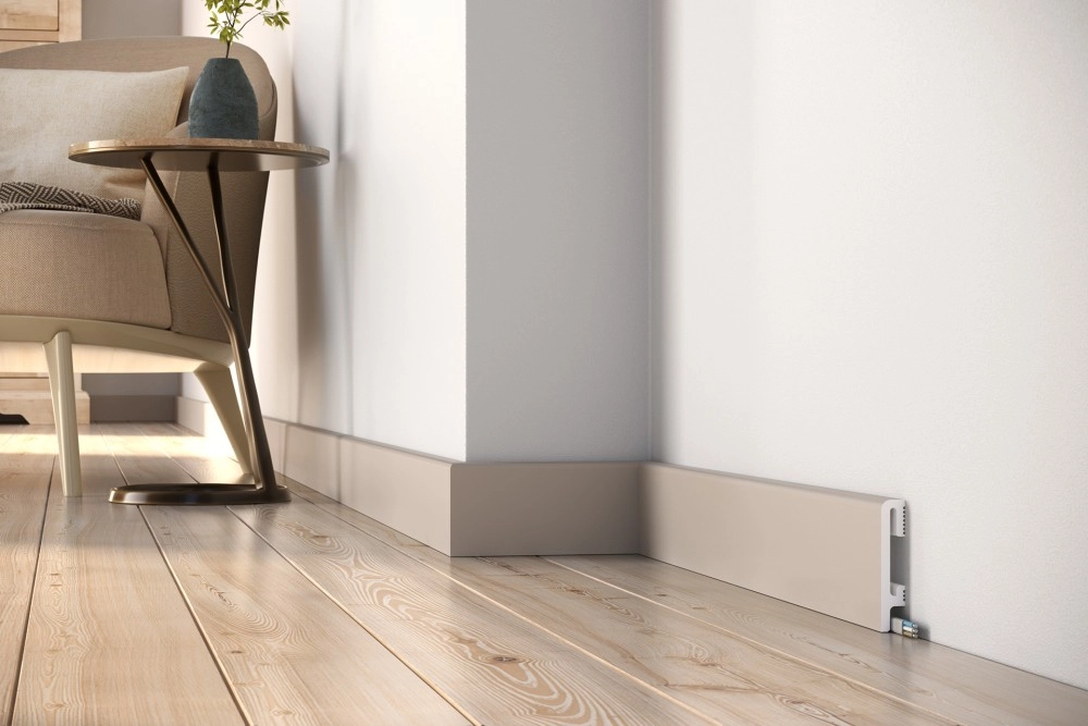 Listwa przypodłogowa Premium Floor Durofit PF080C cappuccino 8 cm