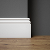 Listwa przypodłogowa MDF - ESTILO 8cm - Biała Premium