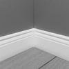 Listwa przypodłogowa MDF TRIO R5, Biała Premium, 8cm