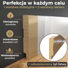 Narożnik wewnętrzny do listwy przypodłogowej lakierowany biały z wodoodporną powłoką TRIO 12cm